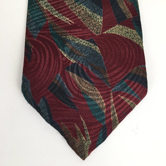 Domani Geometric Patterned Neck Tie - Picture 1 of 3